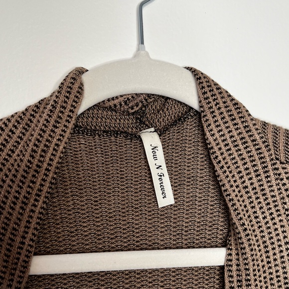Women’s Cardigan • Brown and Black • Small - Picture 2 of 5